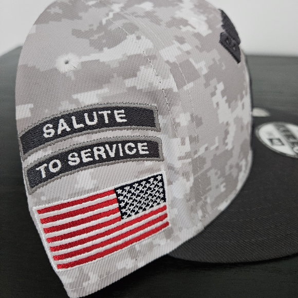 New Era Buffalo Bills 2024 salute to service gray camo snap back hat cap new - Picture 5 of 10